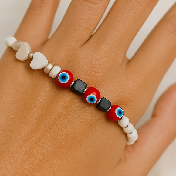 Best Friends Christmas Gift for Her Friendship EVIL EYE PRITECTION Bracelets - Picture 1 of 8